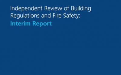 Dame Hackitt Review of Building Regulations and Fire Safety, CPA update